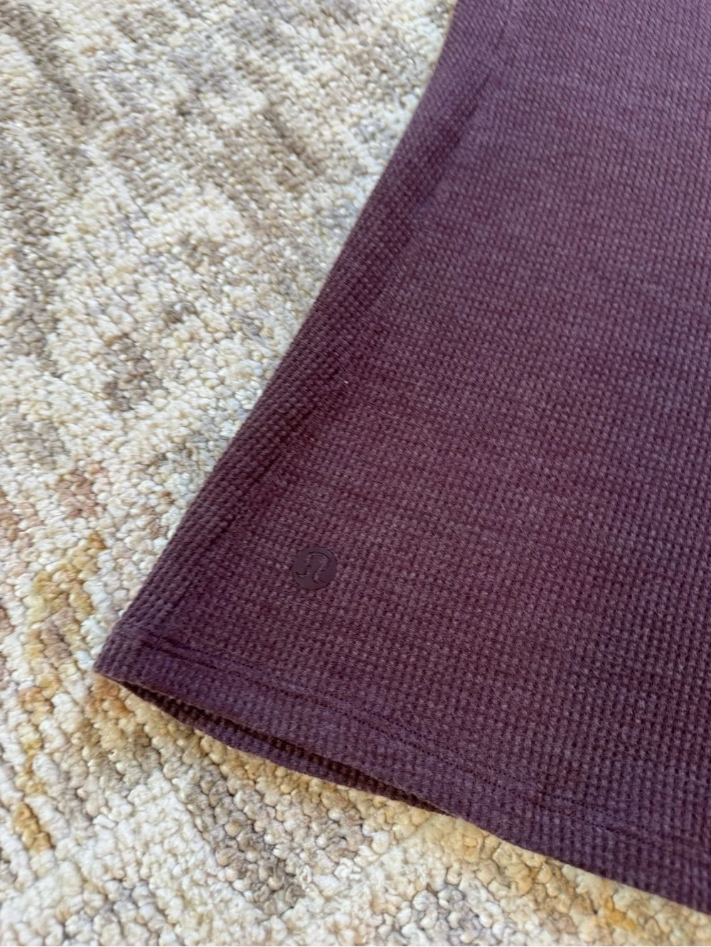 Lululemon Women’s Close Call Henley Long Sleeve Heathered Artic Plum